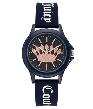 Juicy Couture Blue Synthetic Dress Watch