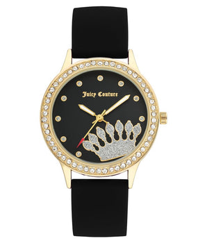 Juicy Couture Black Synthetic Dress Watch