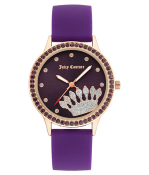 Juicy Couture Purple Synthetic Dress Watch