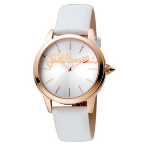 Reloj de cuero blanco Just Cavalli