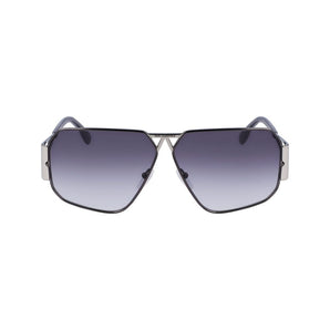 Gafas de sol de metal gris Karl Lagerfeld