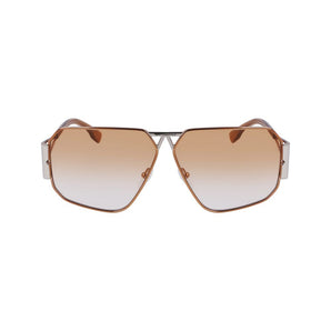 Gafas de sol de metal gris Karl Lagerfeld