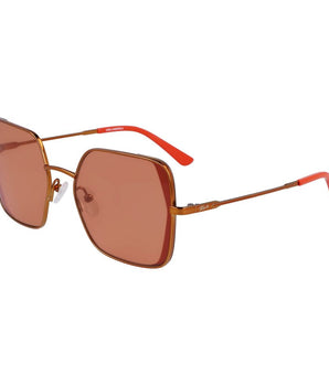 Karl Lagerfeld Orange Metal Sunglasses