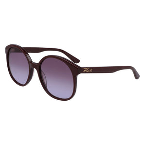 Gafas de sol Karl Lagerfeld de acetato burdeos