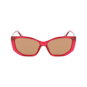 Karl Lagerfeld Red Injected Sunglasses