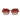 Karl Lagerfeld Brown Injected Sunglasses