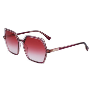 Gafas de sol inyectadas rojas de Karl Lagerfeld