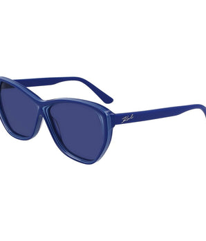 Karl Lagerfeld blue acetate sunglasses