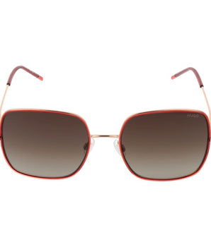 Hugo Boss Red Metal Sunglasses