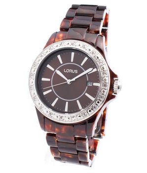 Lorus Brown Polyethylene Dress Watch
