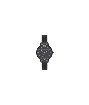 Olivia Burton Black Stainless Steel Dress Watch