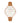 Olivia Burton Brown Artificial Leather Dress Watch