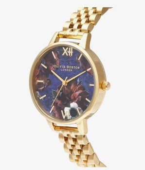 Olivia Burton Gold Stainless Steel Dress Watch