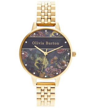 Olivia Burton Gold Stainless Steel Dress Watch