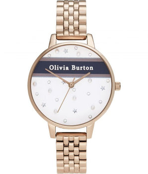 Olivia Burton Multicolor Stainless Steel Dress Watch