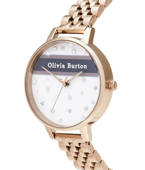 Olivia Burton Multicolor Stainless Steel Dress Watch