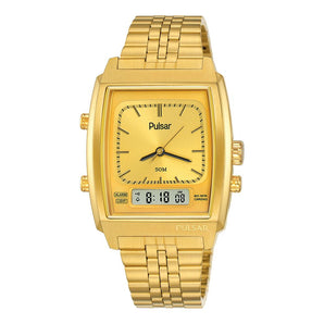 Reloj Pulsar Acero Dorado