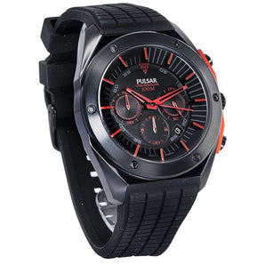 Reloj Pulsar Caucho Negro