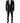 Dolce & Gabbana Black Wool 3 Piece Slim Fit Formal Men Suit
