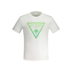 Camiseta de algodón blanca Guess Jeans