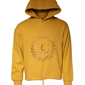 Dolce &amp; Gabbana Sudadera Con Capucha Mostaza DG Hombre Suéter