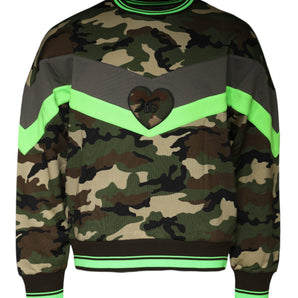Dolce &amp; Gabbana Suéter Sudadera Camuflaje Multicolor