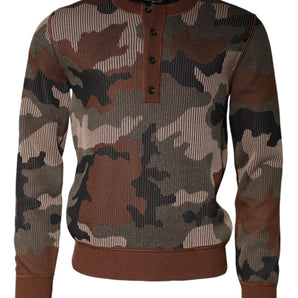 Dolce &amp; Gabbana Jersey De Hombre Camuflaje Multicolor