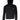 Dolce &amp; Gabbana Jersey negro con capucha y cremallera completa con placa del logo