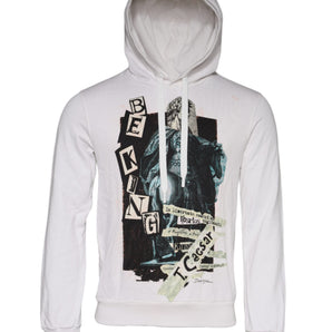 Dolce &amp; Gabbana White Caesar Cotton Hooded Pullover Sweater