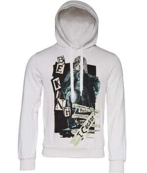 Dolce & Gabbana White Caesar Cotton Hooded Pullover Sweater