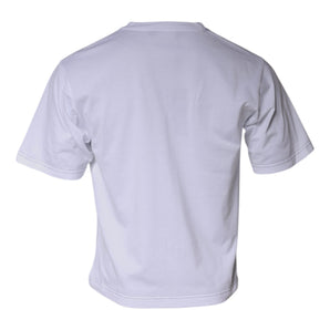 Dolce &amp; Gabbana White DG Logo Cotton Shorts Sleeves T-shirt