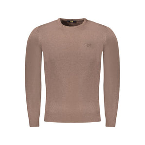 Cavalli Class Brown Viscose Men Sweater