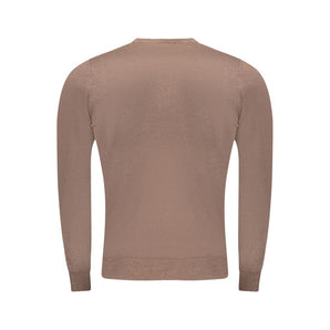 Cavalli Class Brown Viscose Men Sweater