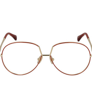 Max Mara Orange Metal Glasses (Frames)