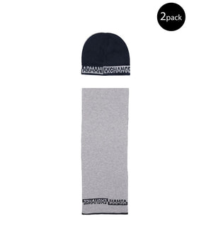 Armani Exchange Blue Polyamide Scarf