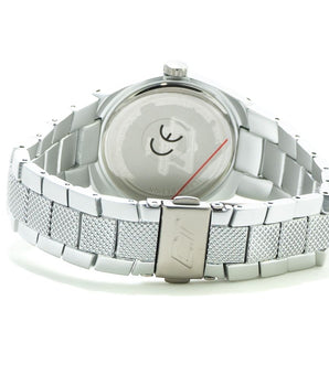 Chronotech Silver Stainless Steel Dress Watch