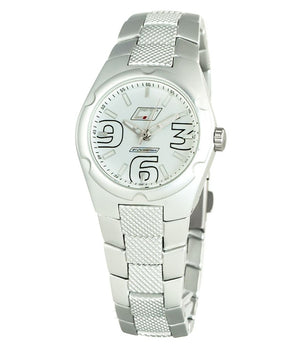 Chronotech Silver Stainless Steel Dress Watch
