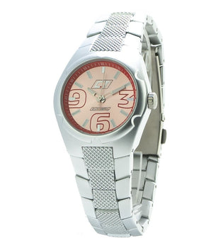 Chronotech Silver Polycarbonate Dress Watch