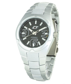 Chronotech Silver Stainless Steel Dress Watch