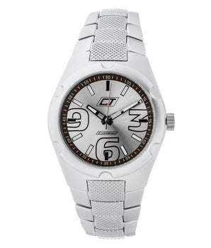 Chronotech Silver Stainless Steel Dress Watch
