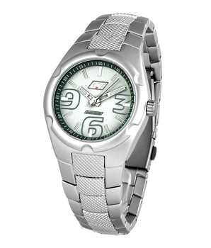 Chronotech Silver Polycarbonate Dress Watch