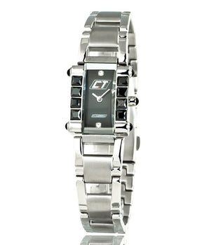 Chronotech Silver Stainless Steel Dress Watch
