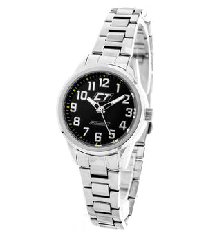 Chronotech Silver Stainless Steel Dress Watch