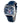 Chronotech Blue Leather Dress Watch