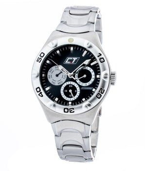 Chronotech Gray Stainless Steel Bracelet Watch