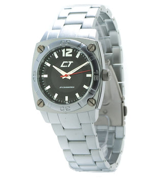 Chronotech Silver Aluminum Dress Watch