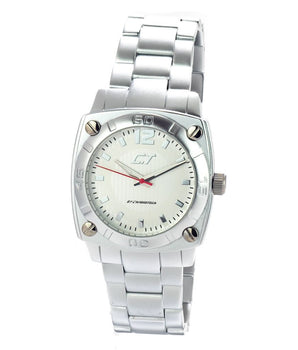 Chronotech Silver Aluminum Dress Watch