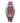 Chronotech Purple Leather Dress Watch
