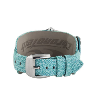 Chronotech Blue Leather Dress Watch