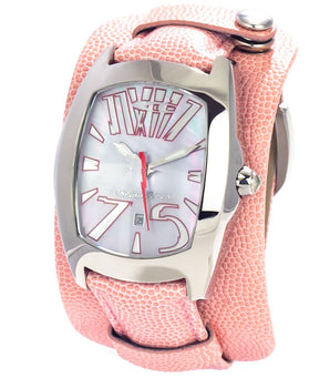 Chronotech Multicolor Leather Dress Watch